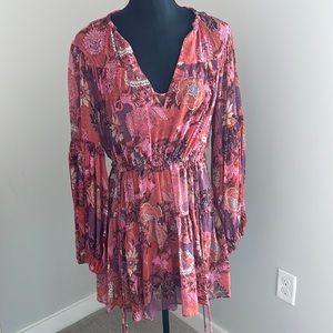 Brand new! A.L.C Long sleeve silk blend minidress